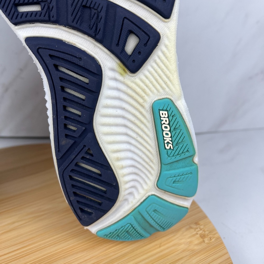 Brooks Ghost 17 Womens Size 10.5 Navy Turquoise Running Walk Shoes 1204311B458 - Picture 11 of 13